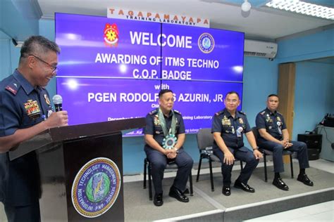 pnp itms|41 more PNP operatives get 'TECHNO COP' badge.